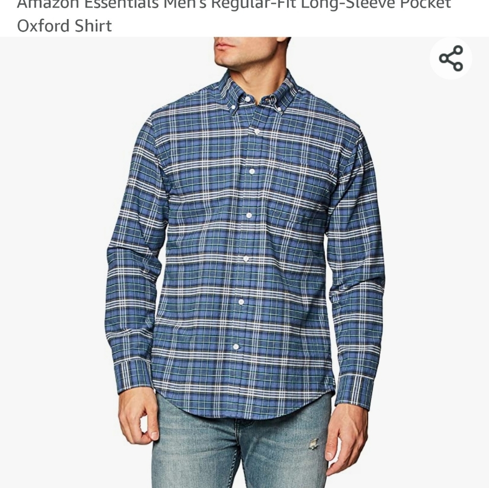 Amazon Essentials dress shirt, xl